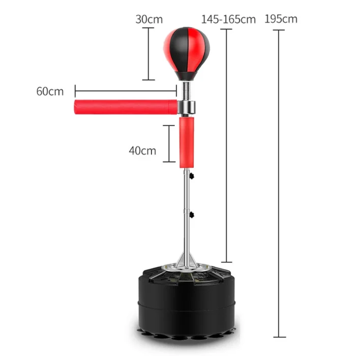 Punching ball barre rotative 4