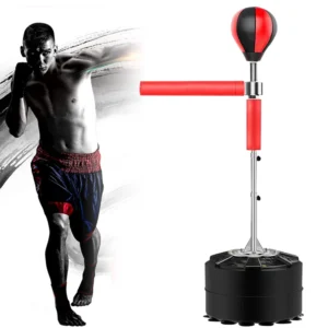 Punching ball barre rotative