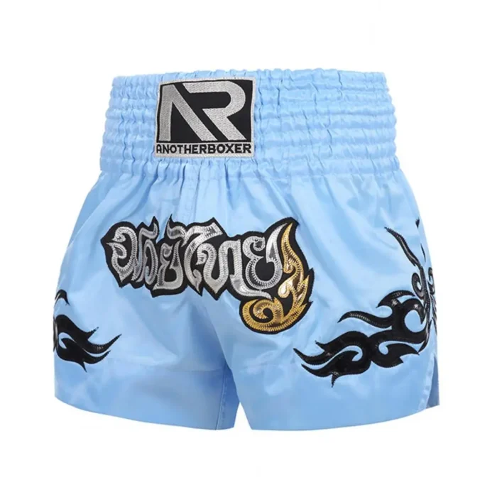 Short De Combat Muay Thaï PAFFEN SPORT – Satin Léger, Conforme IFMA, Ceinture Large